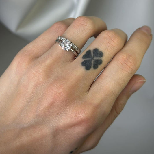 Sterling Silver CZ Ring