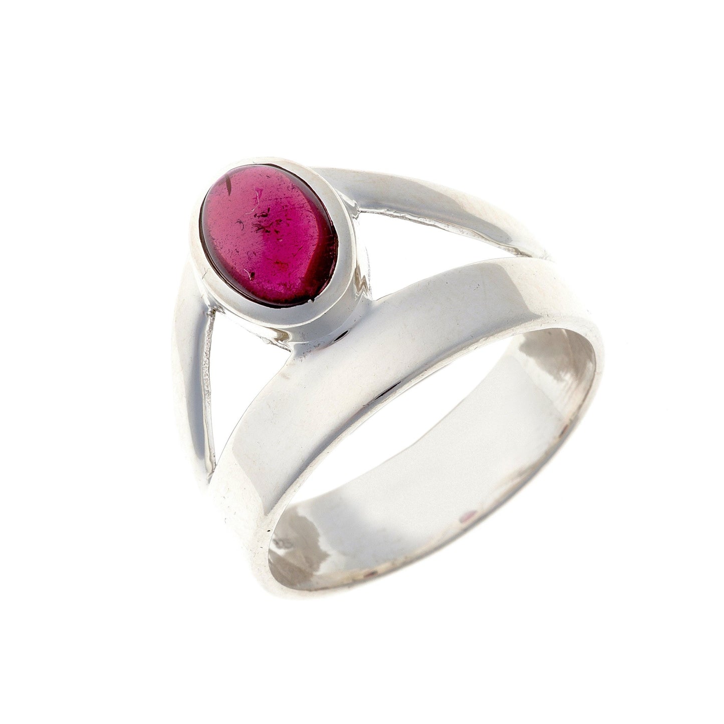 Sterling Silver Garnet Ring
