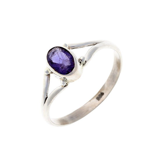 Sterling Silver Iolite Ring