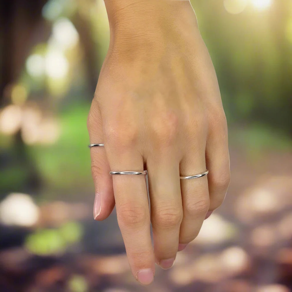 Sterling Silver 1.5mm Band Ring