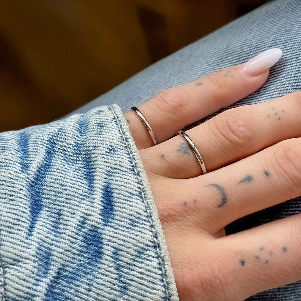 Sterling Silver 1.5mm Band Ring