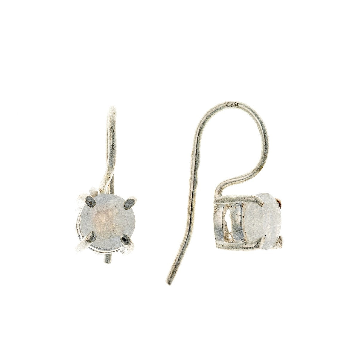 Sterling Silver Moonstone Drop Earrings