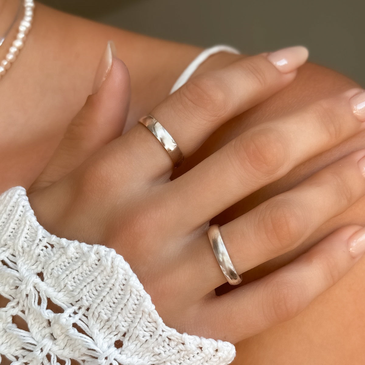 Sophia – Classic 4mm Sterling Silver Ring