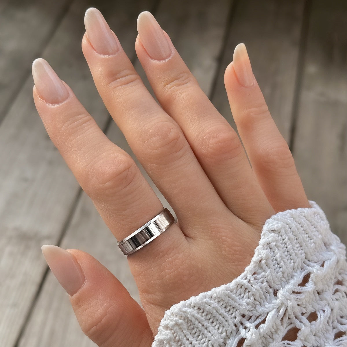 Gloria – Wide 6mm Sterling Silver Ring