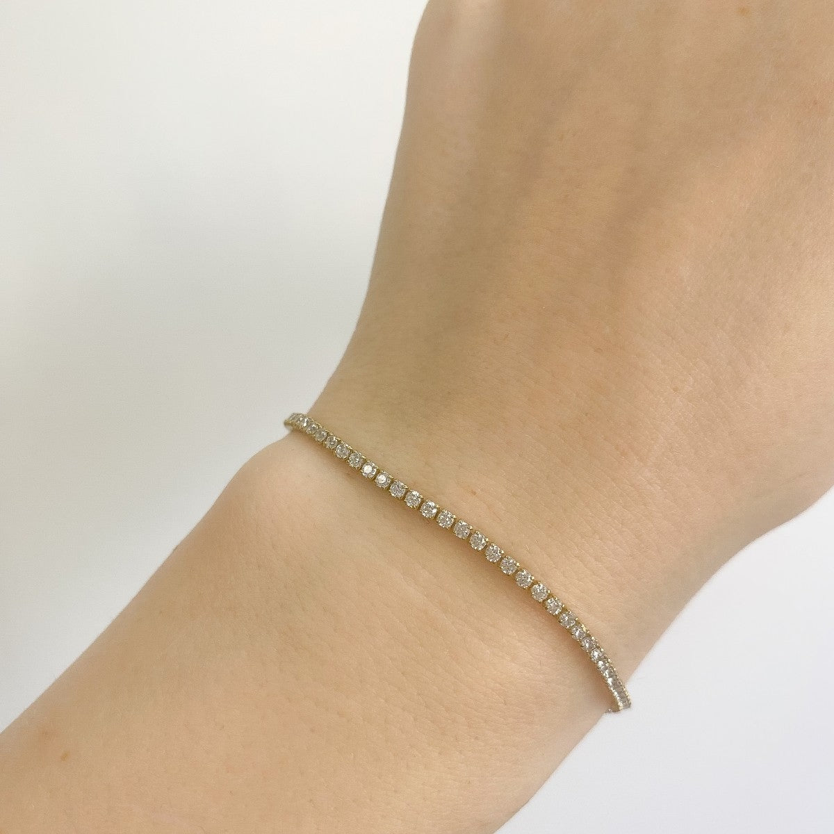 Sterling Silver 2 mm Tennis Bracelet