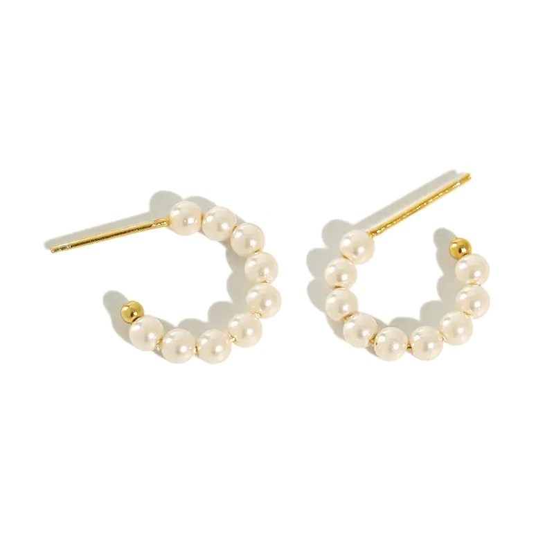 Faux Pearl Earrings