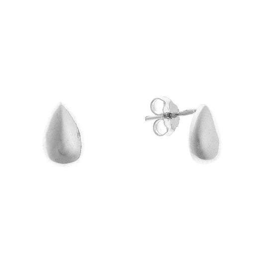 Sterling Silver Teardrop Studs