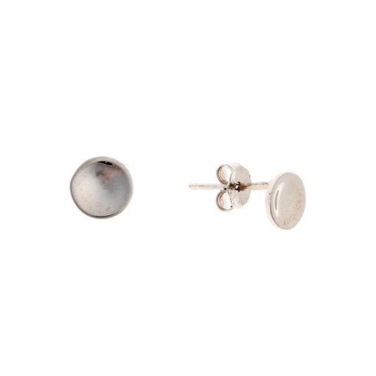 Sterling Silver Round Studs