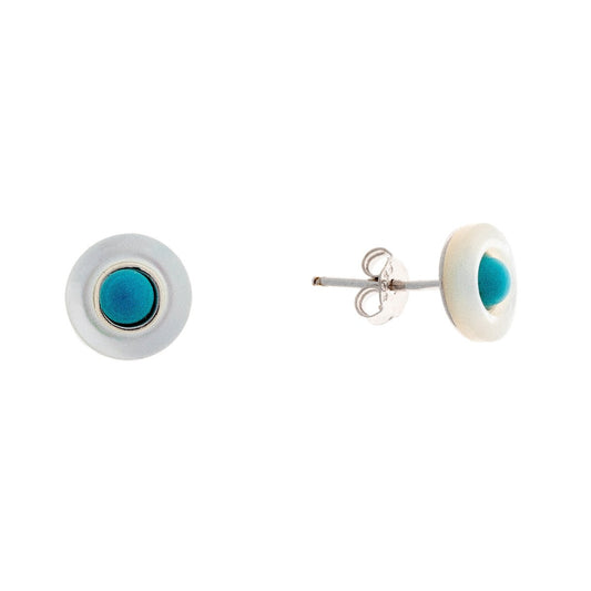 Sterling Silver Shell Studs