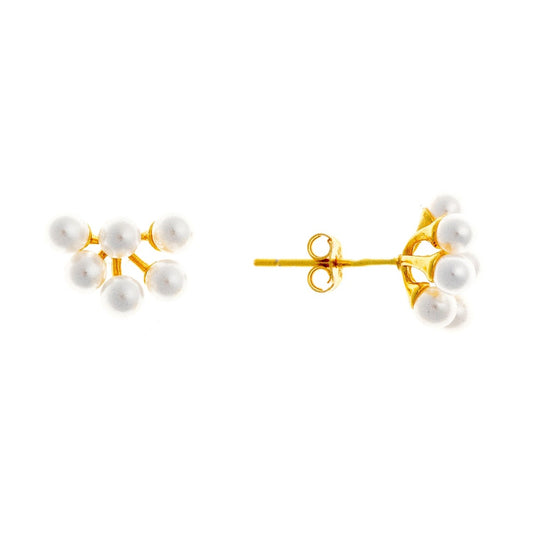 Sterling Silver Pearl Studs