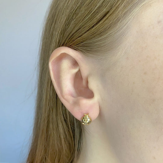 Sterling Silver Ladybug Studs