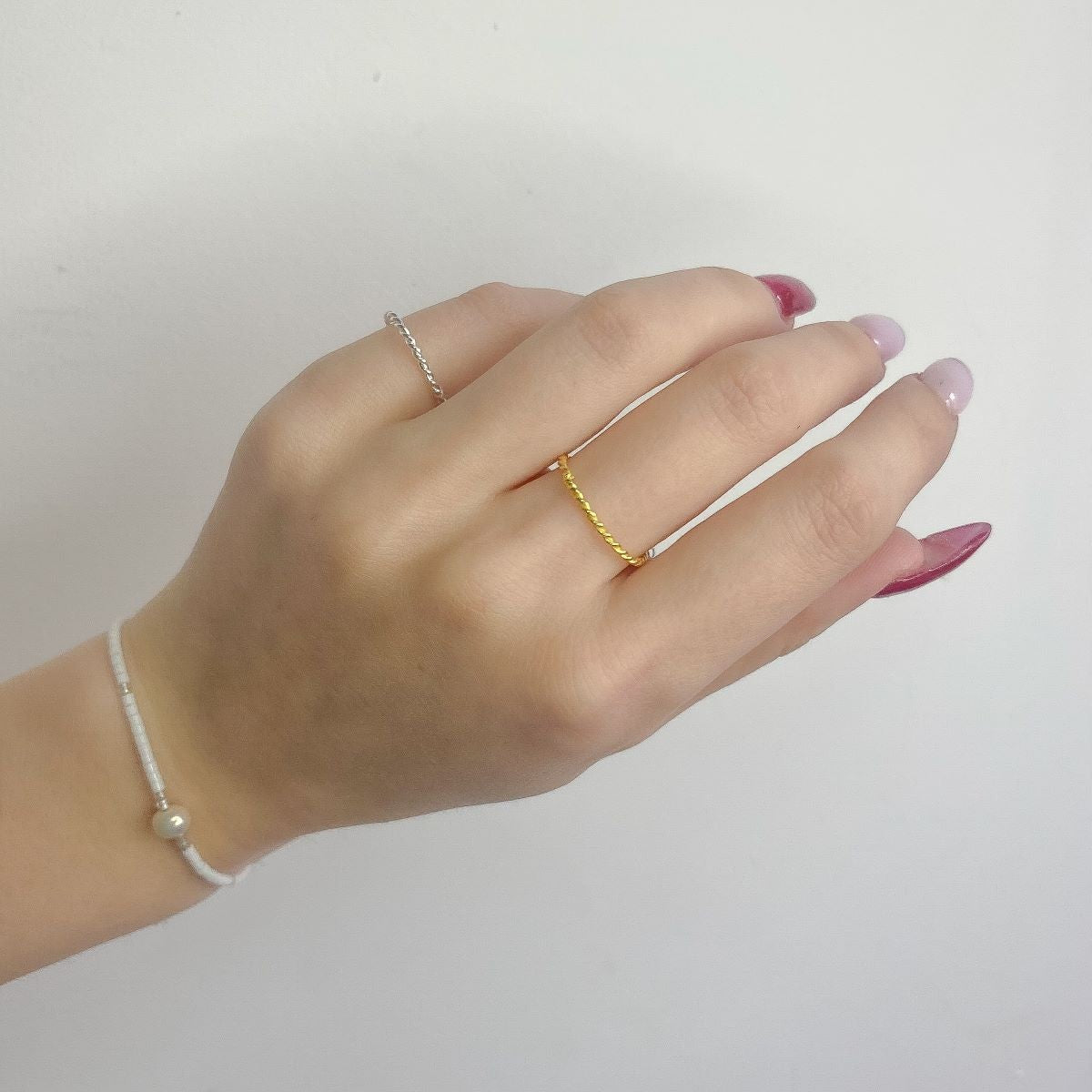 Sterling Silver Twisted Band Ring