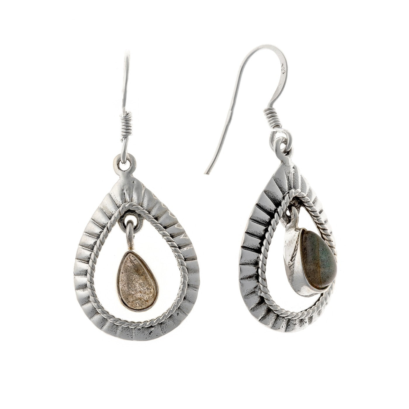 Sterling Silver Labradorite Earrings