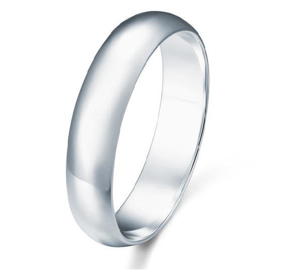 Sophia – Classic 4mm Sterling Silver Ring