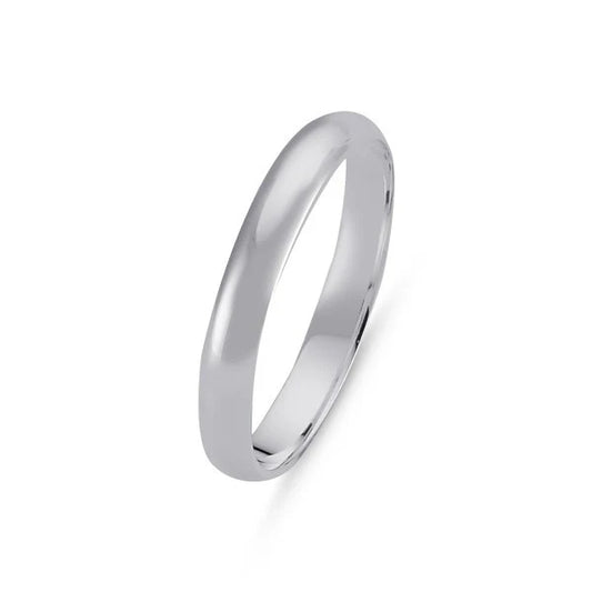 Sterling Silver 3 mm Classic Band Ring