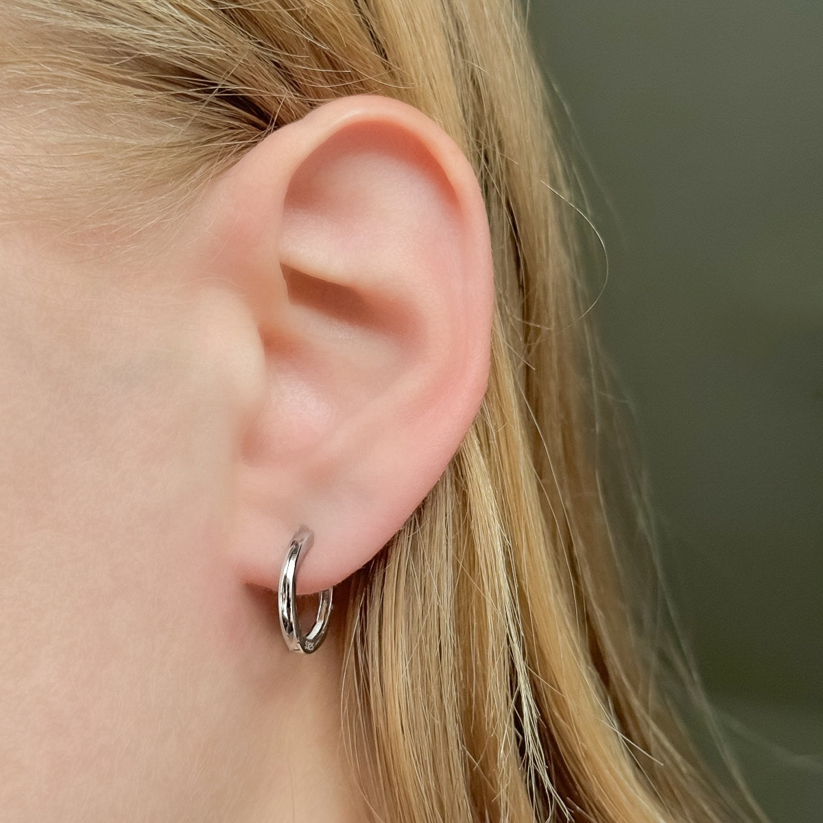 Sterling Silver 1.2 - 2 cm Hoops