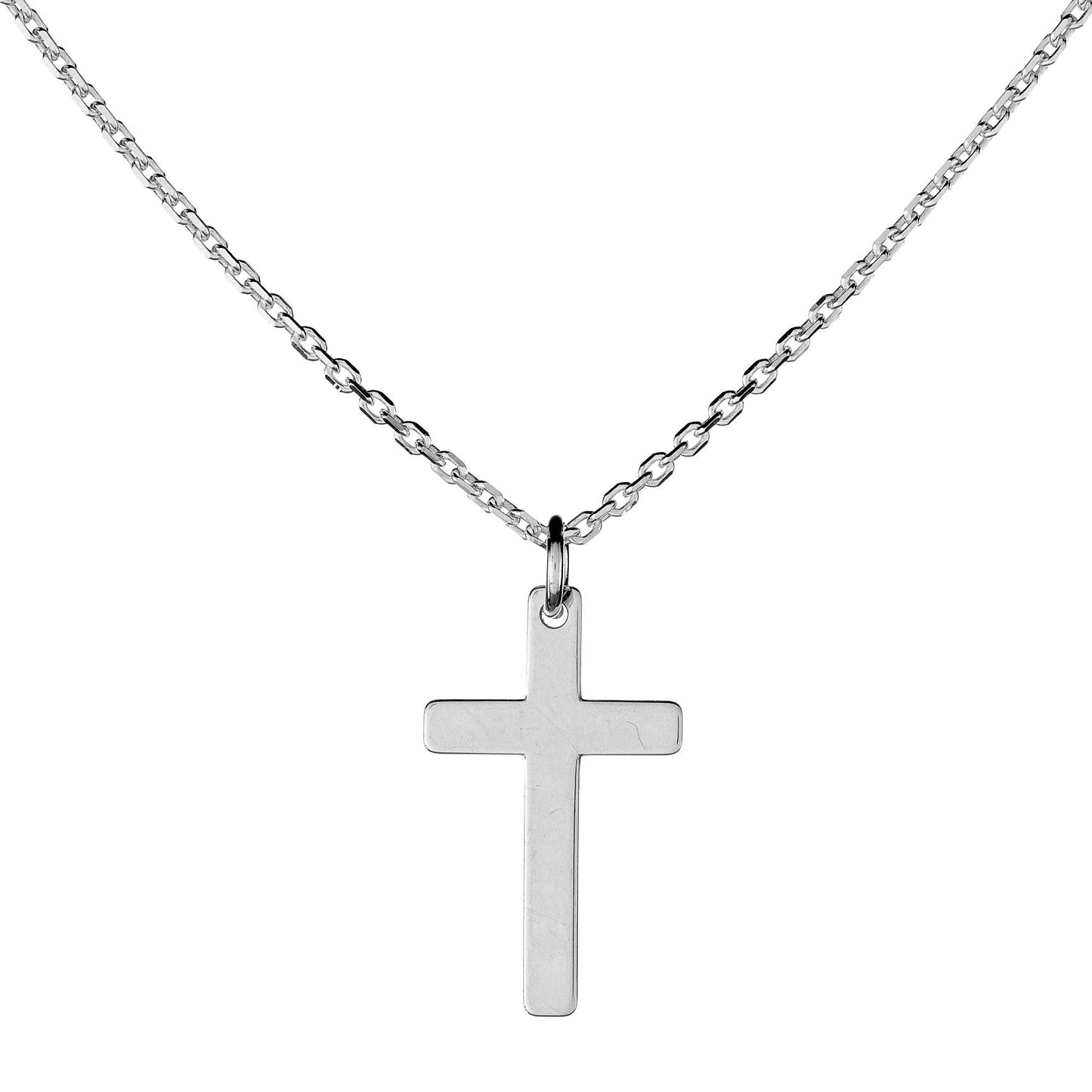 Sterling Silver Cross Pendant Necklace
