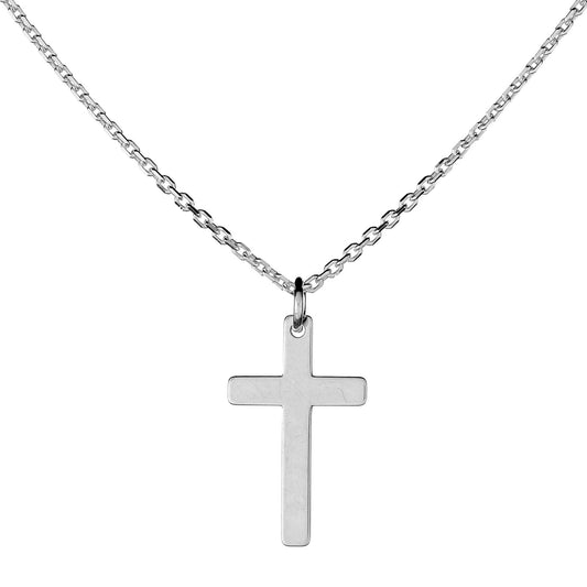 Sterling Silver Cross Pendant Necklace