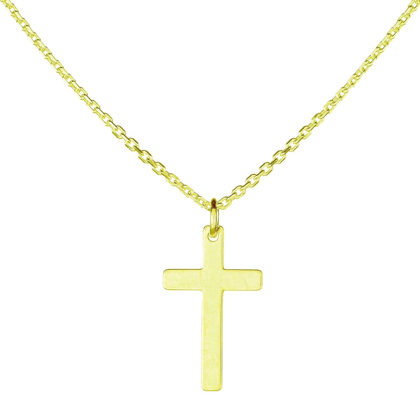 Sterling Silver Cross Pendant Necklace