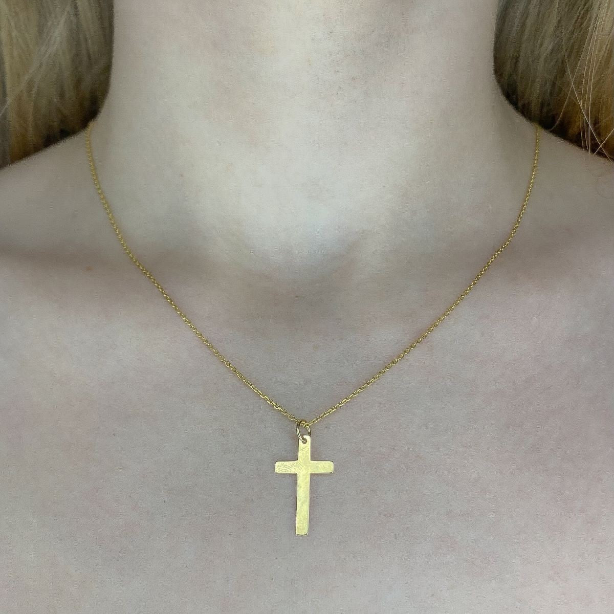 Sterling Silver Cross Pendant Necklace