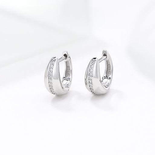 Sophia Silver Hoops