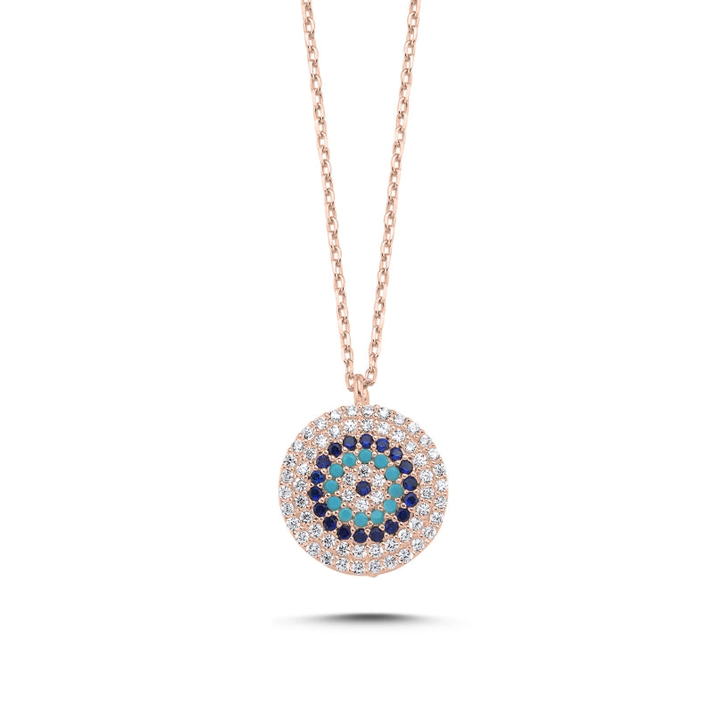 Sterling Silver Evil Eye Necklace