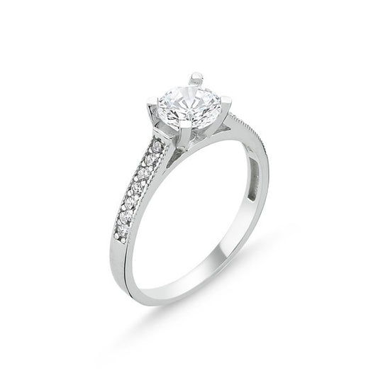Sterling Silver CZ Ring