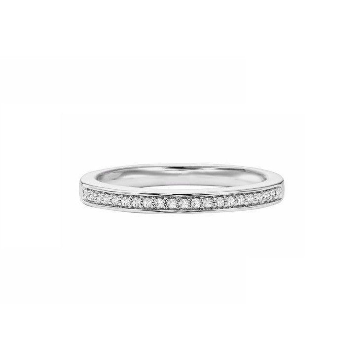 Sterling Silver CZ Band Ring