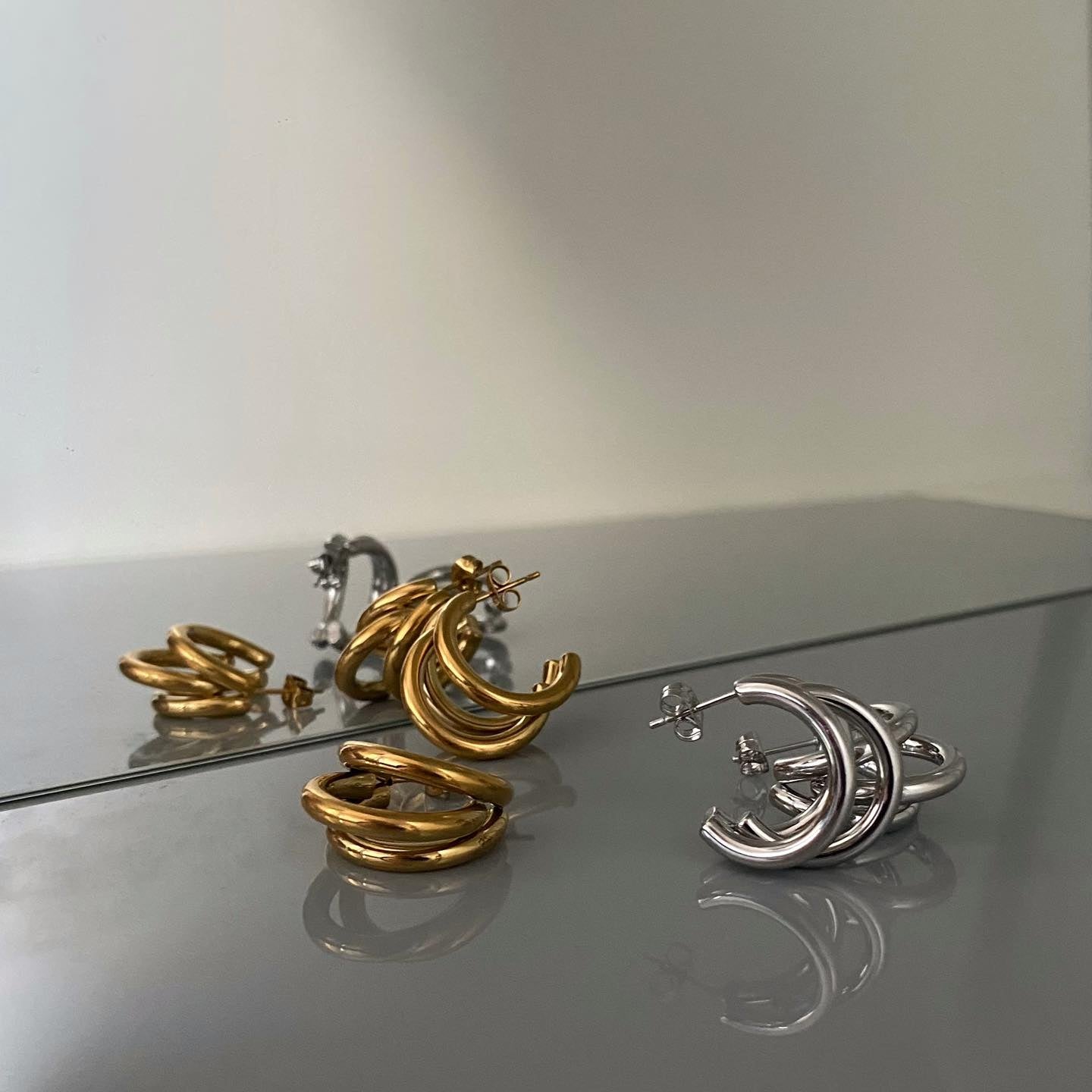 Aros triples de acero inoxidable