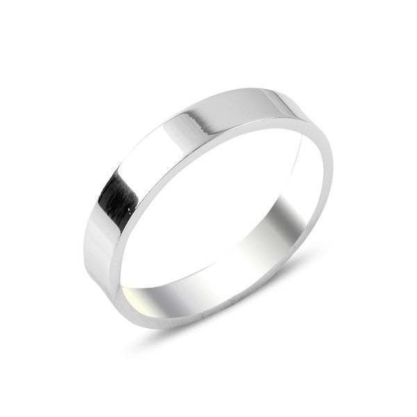 Sterling Silver 4 mm Band Ring