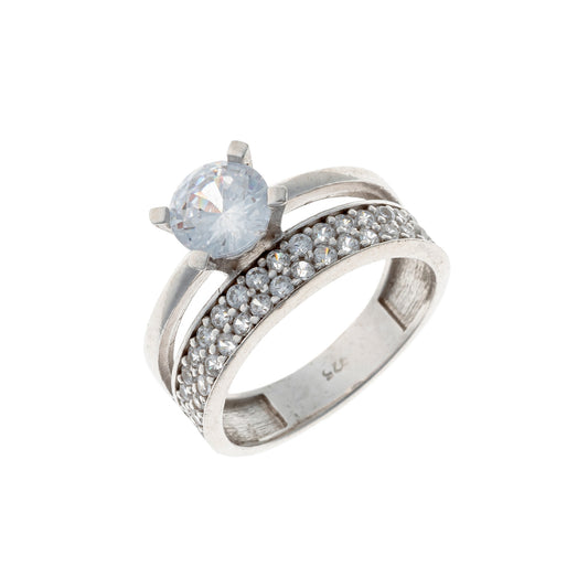 Sterling Silver CZ Ring