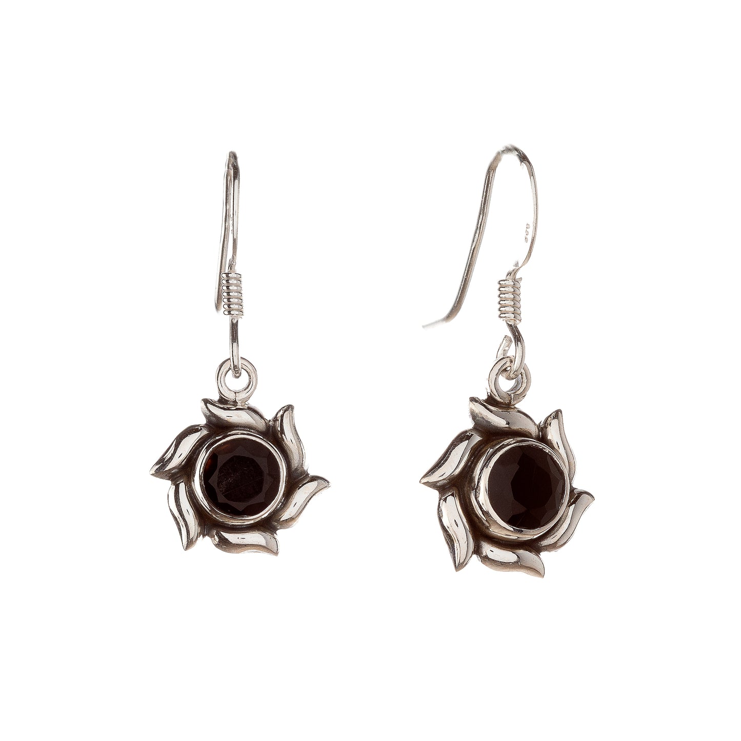 Sterling Silver Black Onyx Earrings