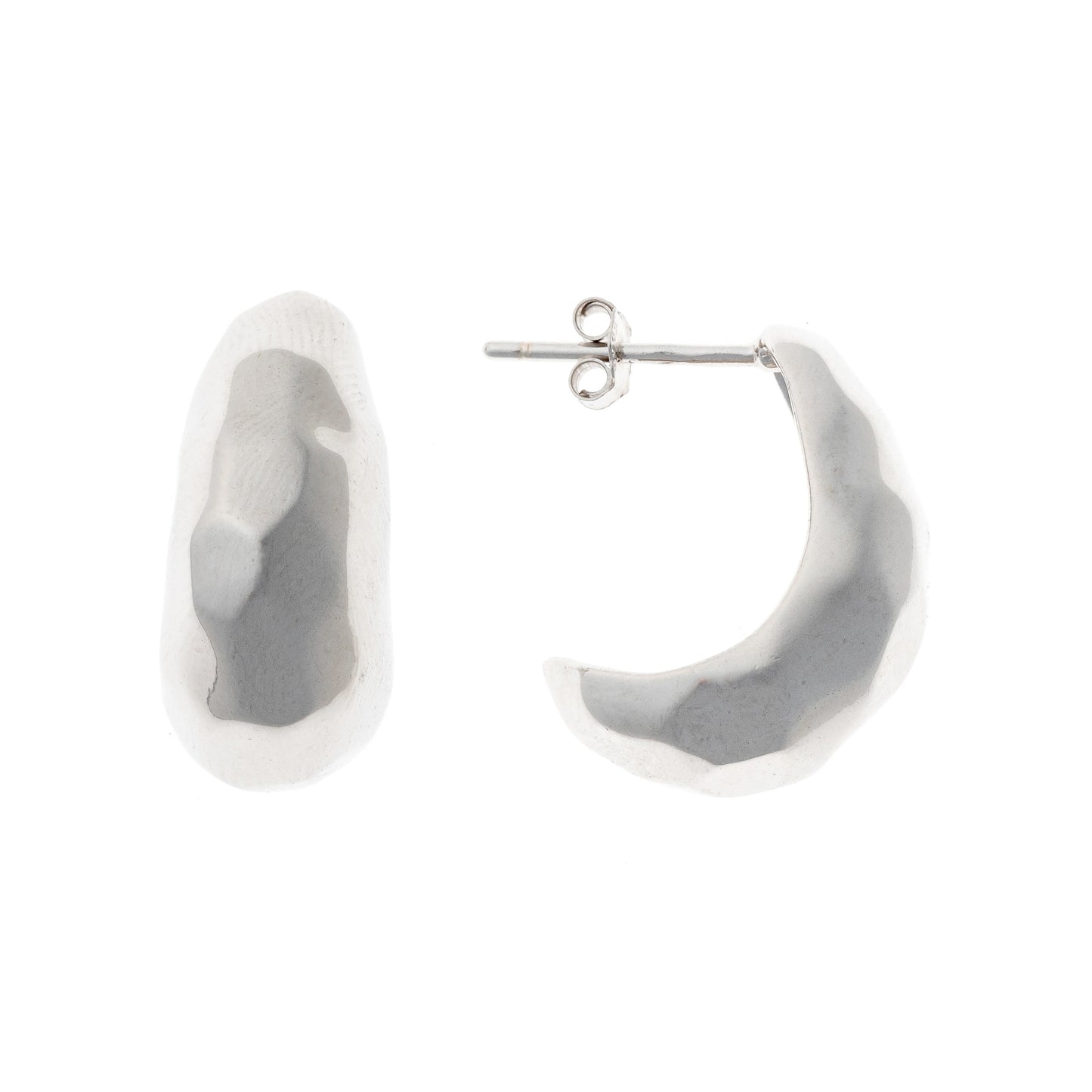 Pendientes de plata de ley