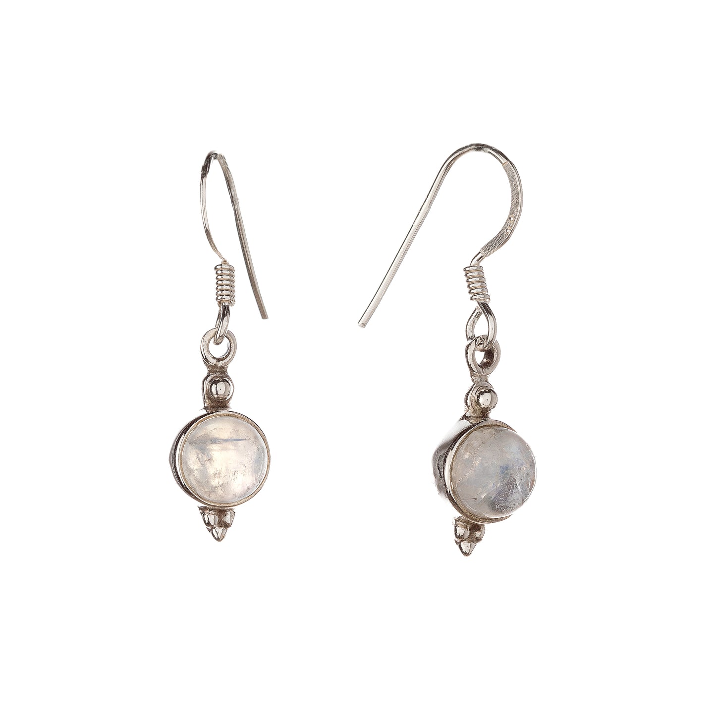 Sterling Silver Moonstone Earrings