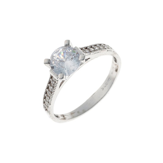 Sterling Silver CZ Ring
