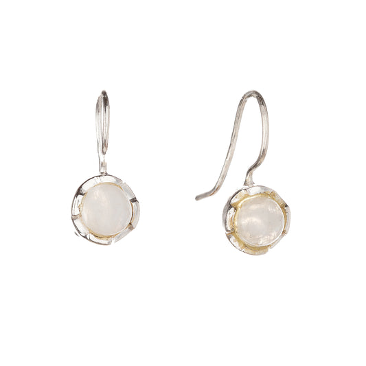 Sterling Silver Moonstone Earrings