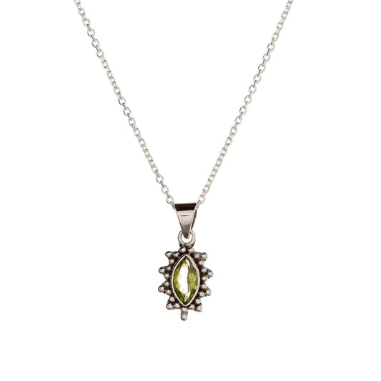 Peridot Pendant Necklace