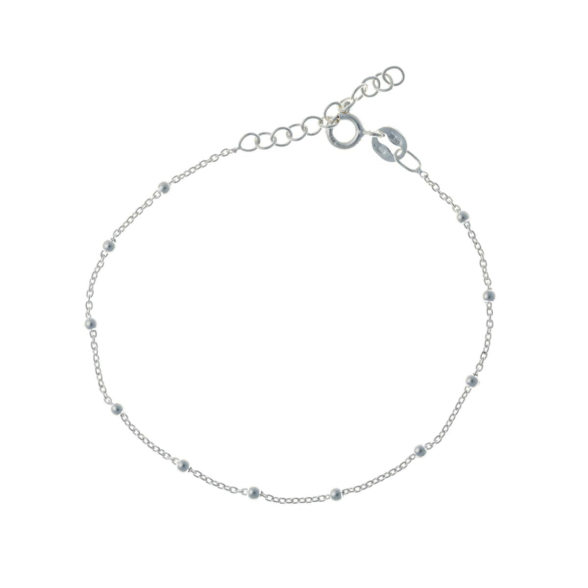 Sterling Silver Bead Chain Bracelet