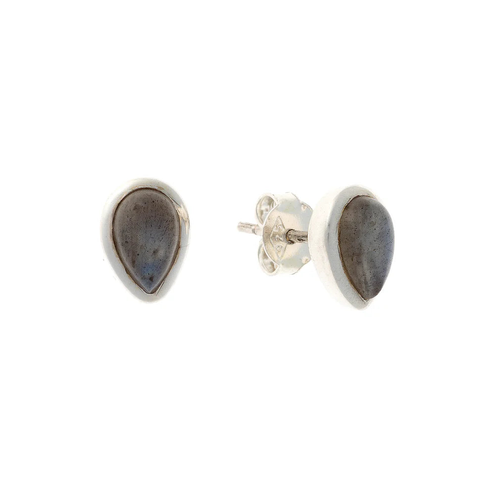 Labradorite Stud Earrings