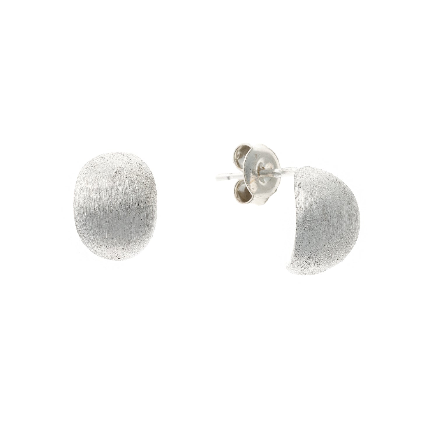 Sterling Silver Matte Studs