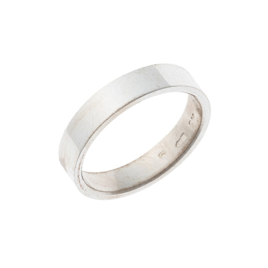Sterling Silver 4 mm Band Ring