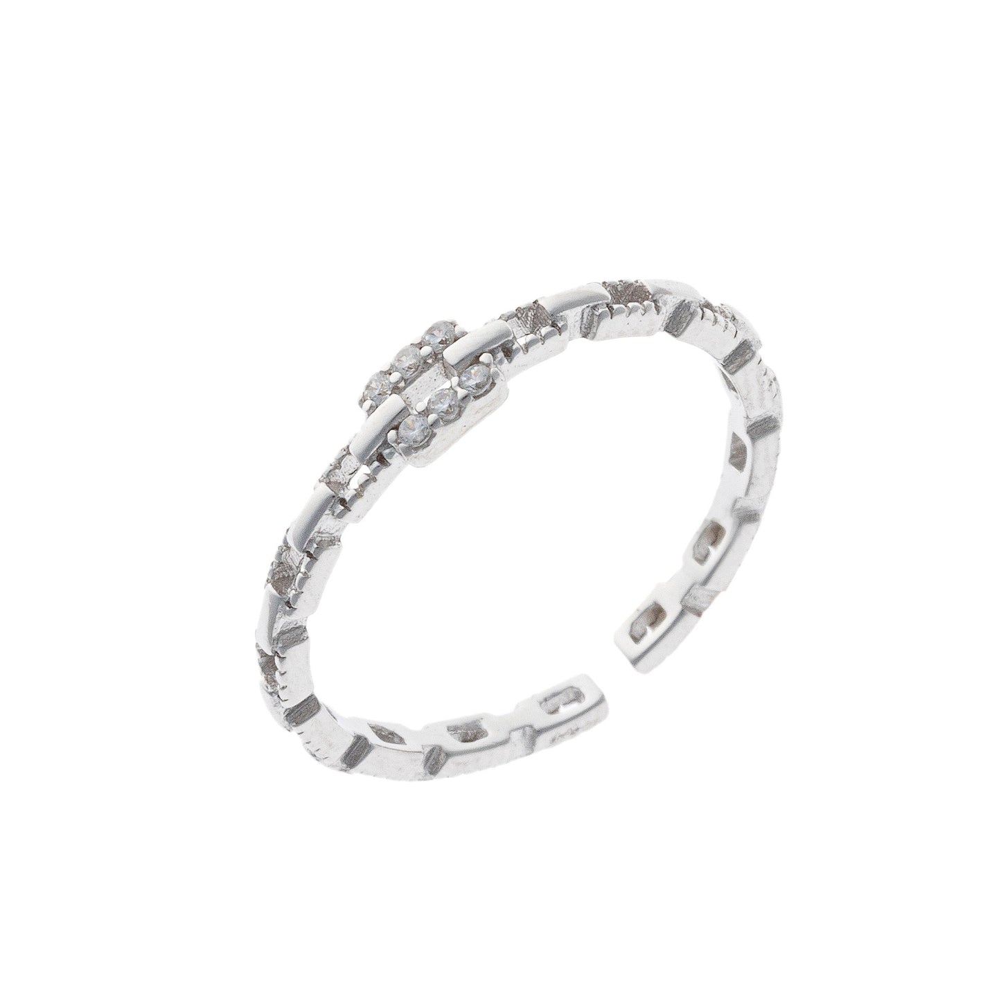 Sterling Silver CZ Ring