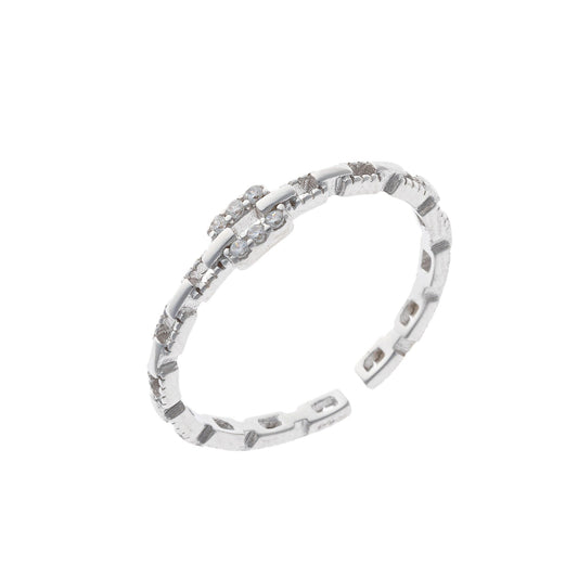 Sterling Silver CZ Ring