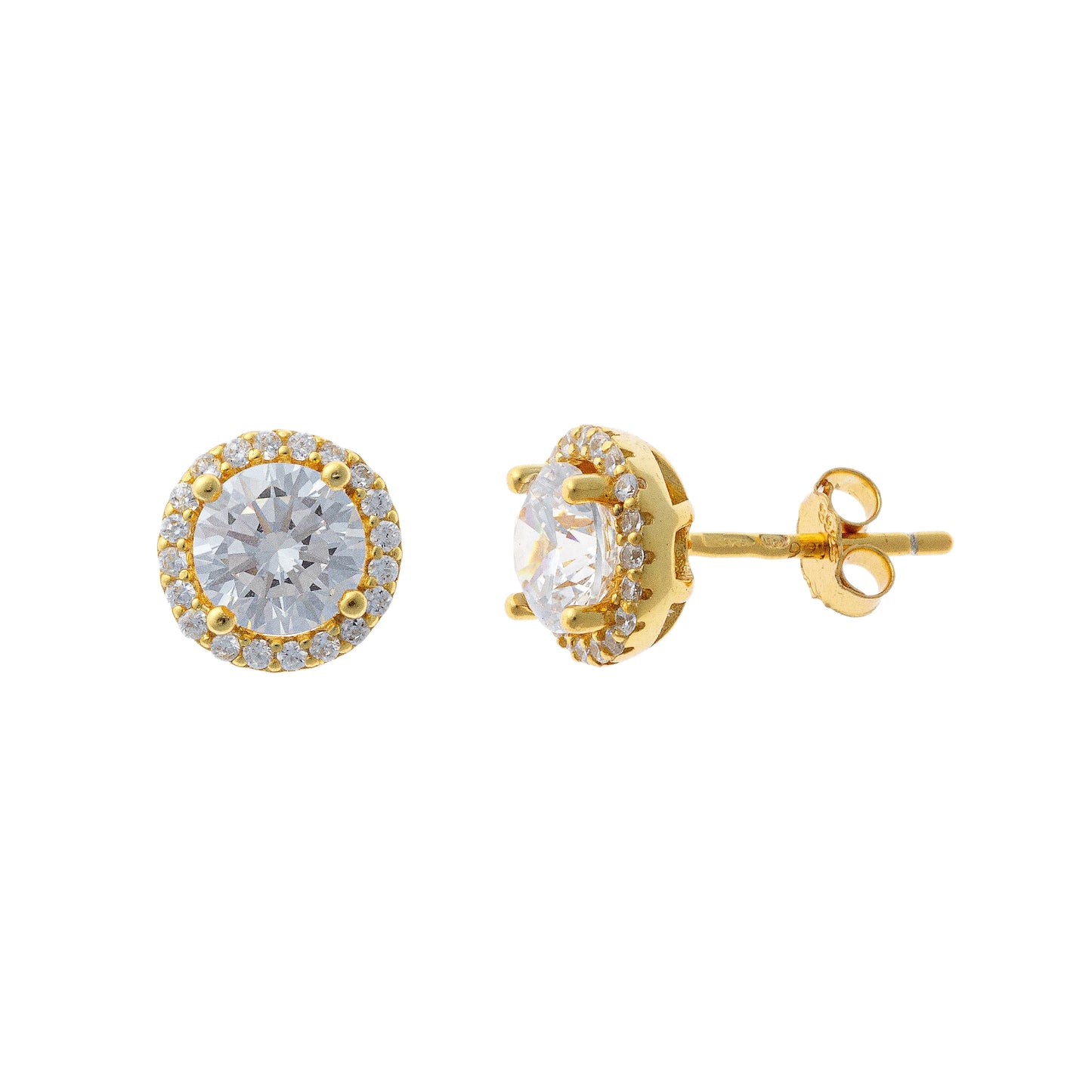 Sterling Silver Soleste Stud Earrings
