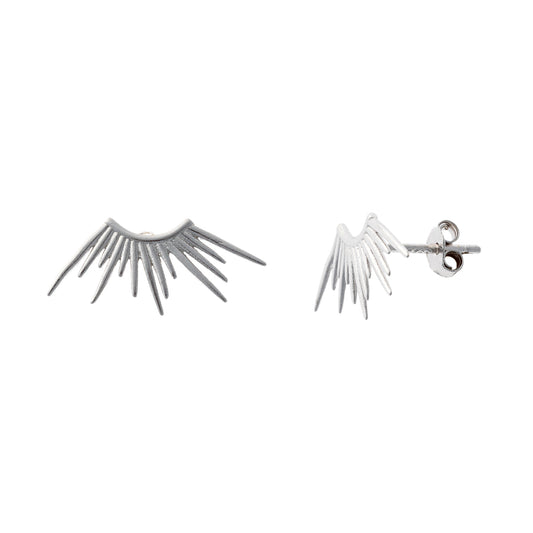 Sterling Silver Sunbeam Studs