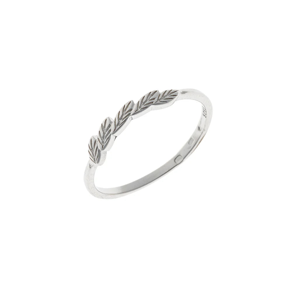 Sterling Silver Leaf Ring