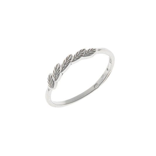 Sterling Silver Leaf Ring
