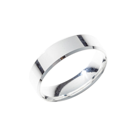 Gloria – Wide 6mm Sterling Silver Ring