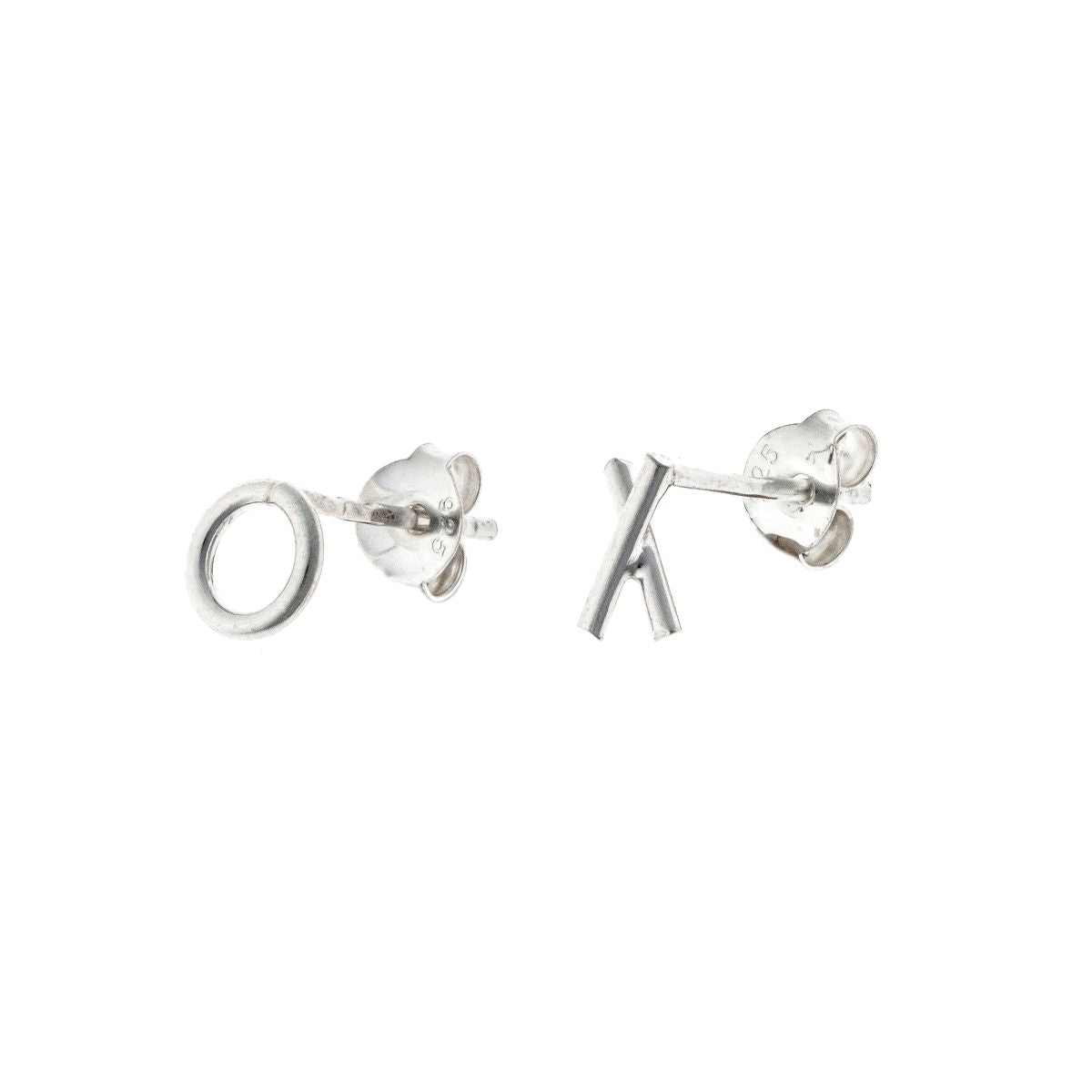 Sterling Silver XO Studs