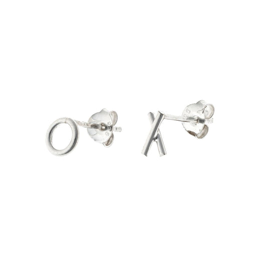Sterling Silver XO Studs
